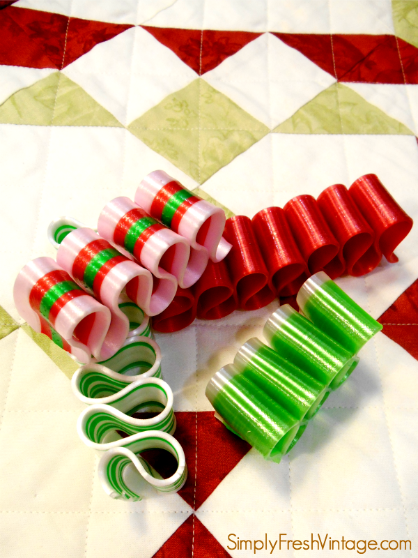 One of my favorite holiday candies is Ribbon Candy. Delicious! | SimplyFreshVintage.com