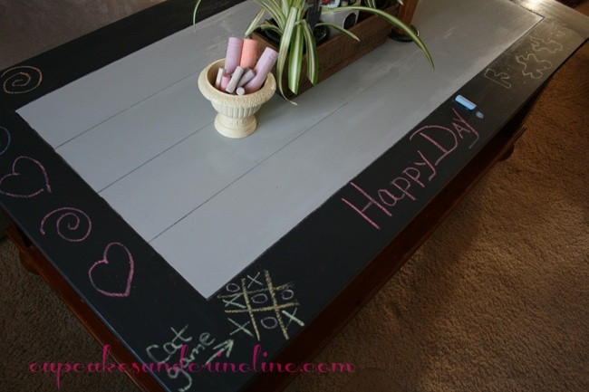 Chalkboard Coffee Table