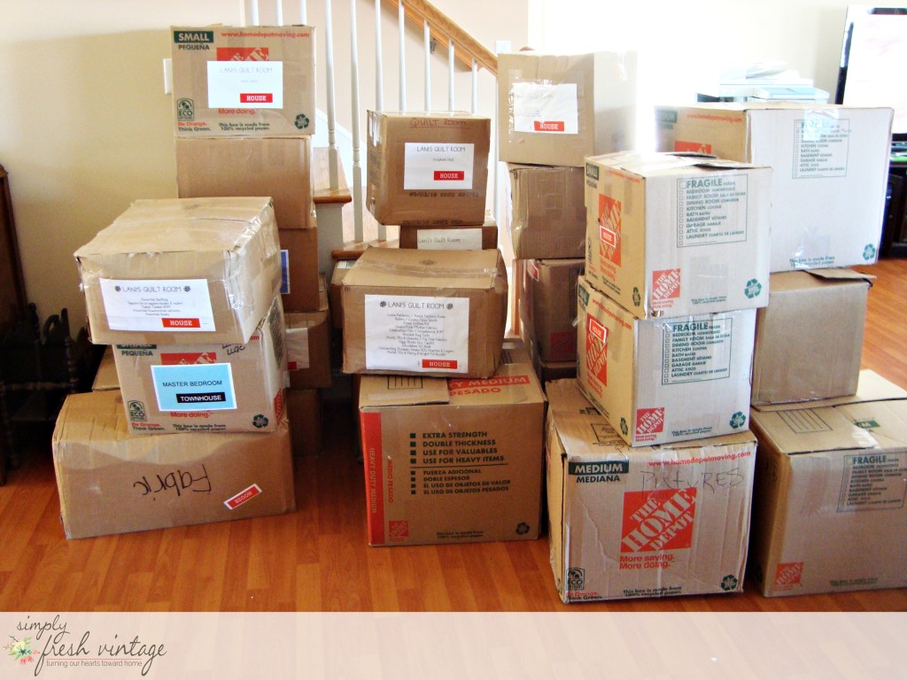 Moving boxes | Simply Fresh Vintage