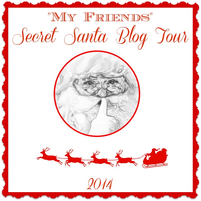 22 Bloggers swapped names for a DIY-style Secret Santa Blog Tour. Come see the amazing decorations that they made! Secret Santa Blog Tour  | SimplyFresh Vintage.com