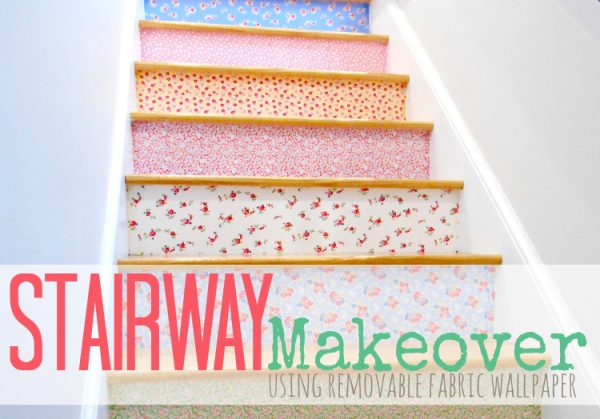 Stairway Makeover | SimplyFreshVintage.com
