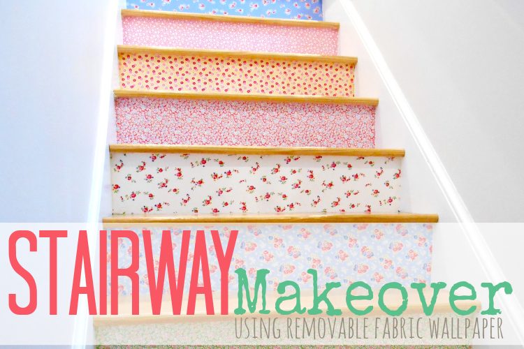Stairway Makeover | SimplyFreshVintage.com