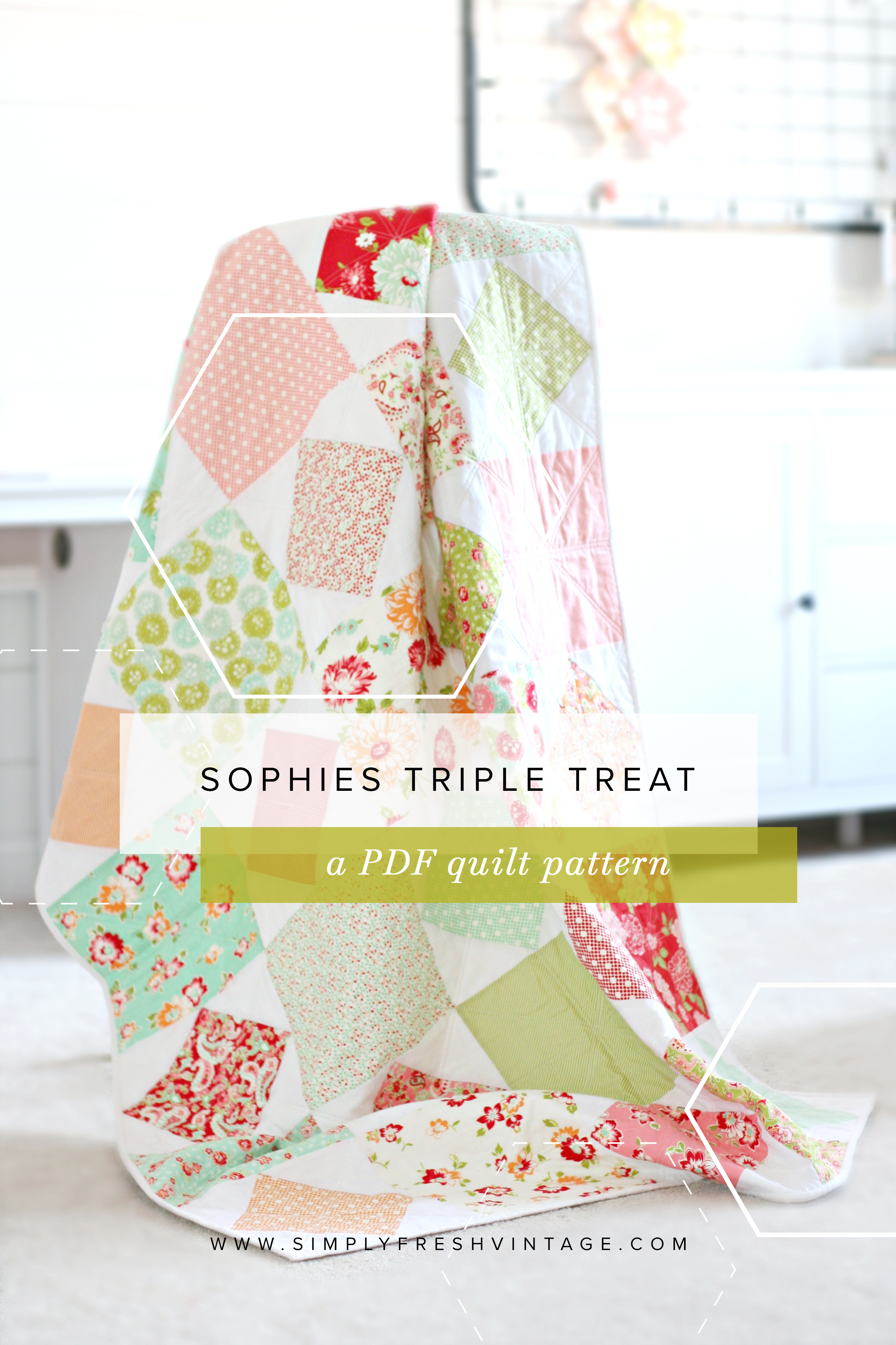 Sophie’s Triple Treat Quilt Pattern