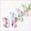 Decorate your home with a shabby chic Butterfly Bunting. There are seven butterflies on approximately 9 ft. of string. The butterflies are adjustable. Featuring fabric from the Delilah collection by Tanya Whelan / Grand Revival Designs for Free Spirit Fabrics.
